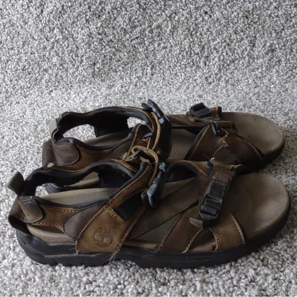 TIMBERLAND LEATHER SANDALS..... EUC Timberland Hiking Sandals Men main image 2